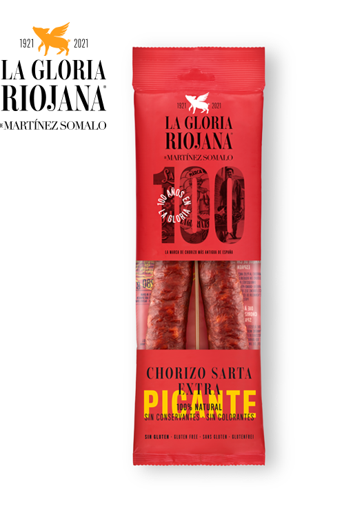 „Chorizo“ Spanische Wurst in Ringform 100% Natürlich Scharf La Gloria Riojana