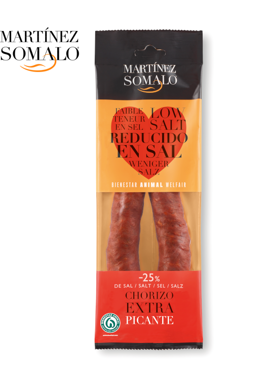 Chorizo Faible Teneur En Sal Piquant Martínez Somalo