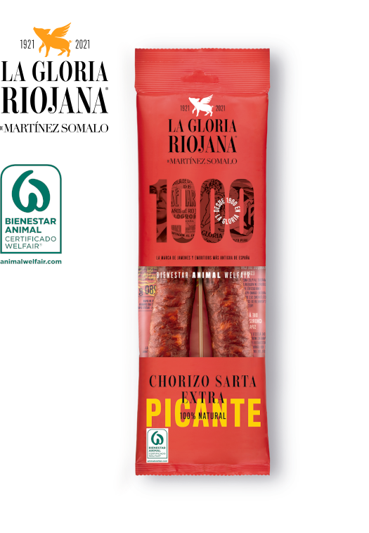 Chorizo Sarta 100% Natural Picante La Gloria Riojana
